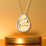 GOLDEN COVE DIAMOND PENDANT